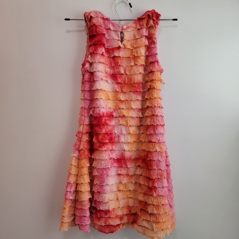 Jona Michelle Tiered Dress Size 7 - Picture 2 of 6